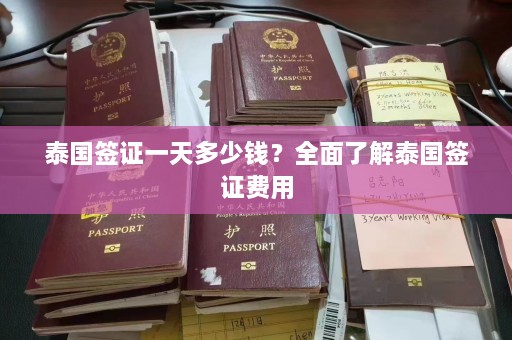 泰国签证一天多少钱？全面了解泰国签证费用