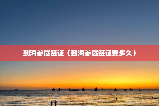 到海参崴签证（到海参崴签证要多久）