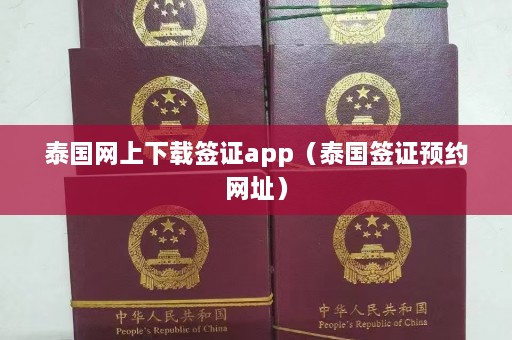 泰国网上下载签证app（泰国签证预约网址）  第1张