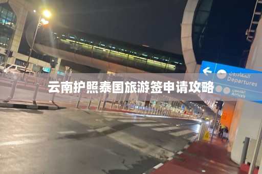 云南护照泰国旅游签申请攻略  第1张