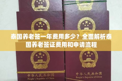 泰国养老签一年费用多少？全面解析泰国养老签证费用和申请流程  第1张