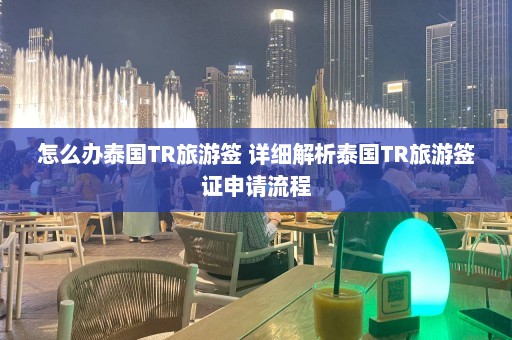 怎么办泰国TR旅游签 详细解析泰国TR旅游签证申请流程