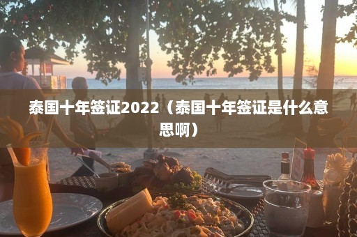 泰国十年签证2022（泰国十年签证是什么意思啊）