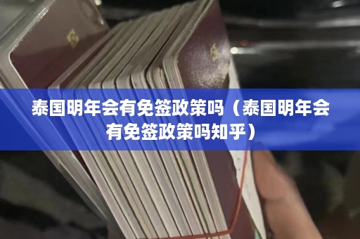 泰国明年会有免签政策吗（泰国明年会有免签政策吗知乎）  第1张