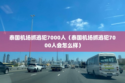 泰国机场抓逃犯7000人（泰国机场抓逃犯7000人会怎么样）