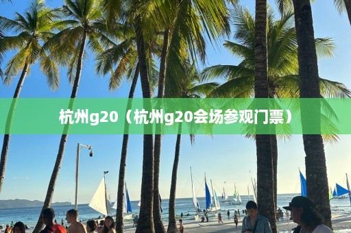 杭州g20（杭州g20会场参观门票）