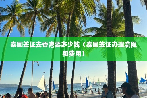 泰国签证去香港要多少钱（泰国签证办理流程和费用）