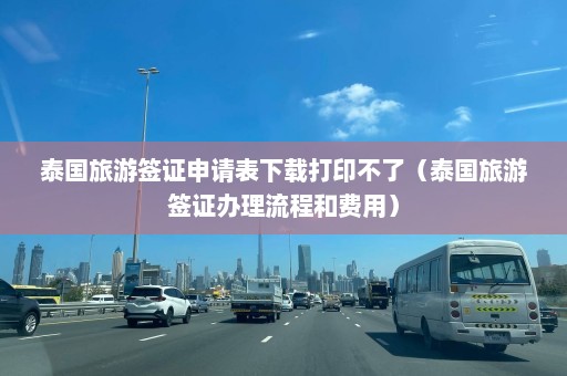 泰国旅游签证申请表下载打印不了（泰国旅游签证办理流程和费用）