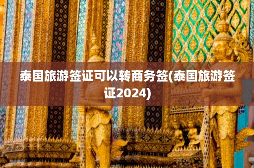 泰国旅游签证可以转商务签(泰国旅游签证2024)  第1张