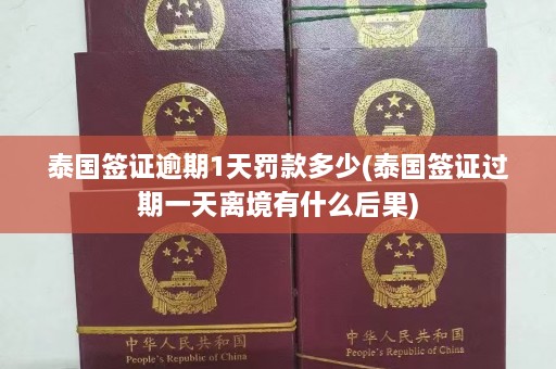 泰国签证逾期1天罚款多少(泰国签证过期一天离境有什么后果)  第1张