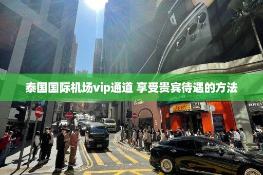 泰国国际机场vip通道 享受贵宾待遇的方法