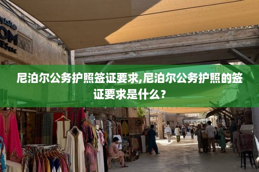 尼泊尔公务护照签证要求,尼泊尔公务护照的签证要求是什么？