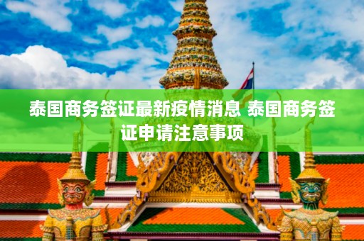 泰国商务签证最新疫情消息 泰国商务签证申请注意事项  第1张