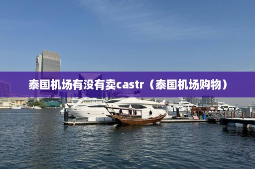 泰国机场有没有卖castr（泰国机场购物）