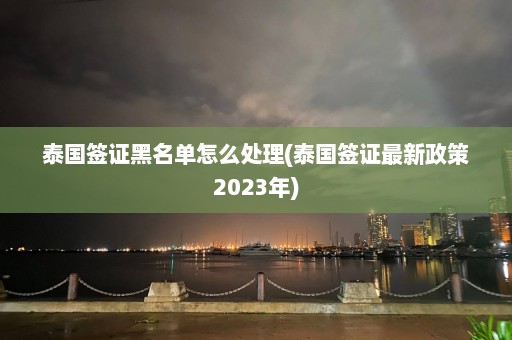 泰国签证黑名单怎么处理(泰国签证最新政策2023年)