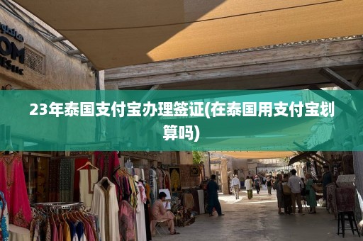 23年泰国支付宝办理签证(在泰国用支付宝划算吗)