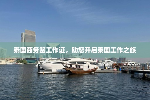 泰国商务签工作证，助您开启泰国工作之旅