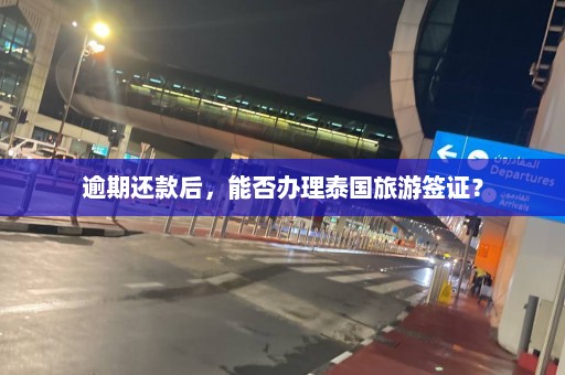 逾期还款后，能否办理泰国旅游签证？