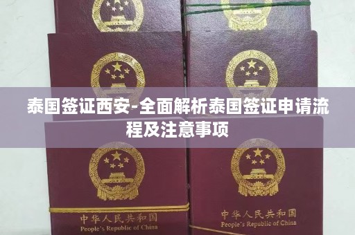 泰国签证西安-全面解析泰国签证申请流程及注意事项  第1张