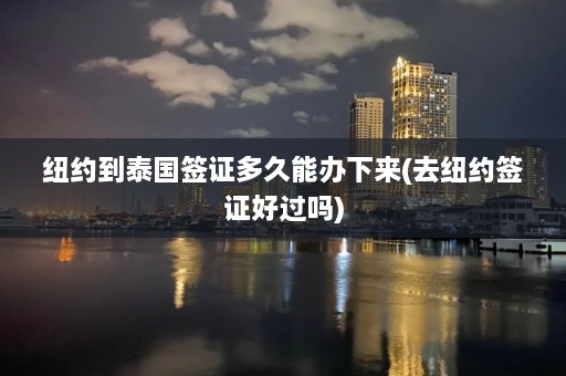 纽约到泰国签证多久能办下来(去纽约签证好过吗)  第1张