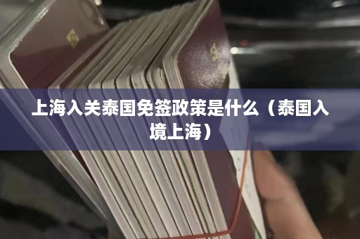 上海入关泰国免签政策是什么（泰国入境上海）