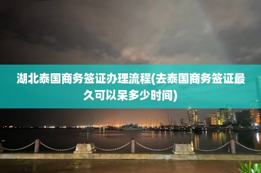 湖北泰国商务签证办理流程(去泰国商务签证最久可以呆多少时间)