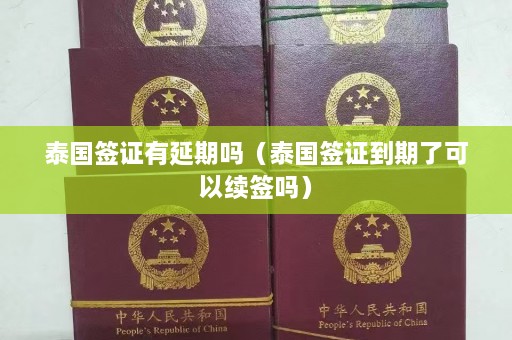 泰国签证有延期吗（泰国签证到期了可以续签吗）  第1张