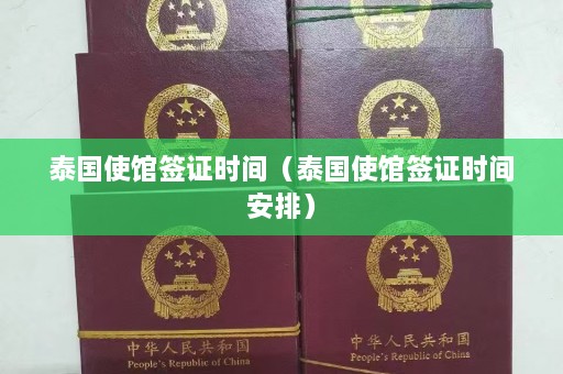 泰国使馆签证时间（泰国使馆签证时间安排）  第1张