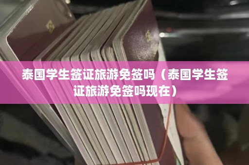 泰国学生签证旅游免签吗（泰国学生签证旅游免签吗现在）  第1张