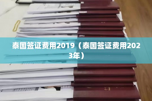 泰国签证费用2019（泰国签证费用2023年）  第1张