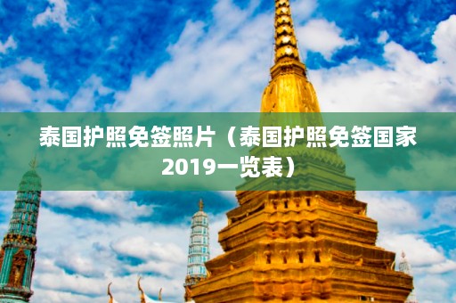 泰国护照免签照片（泰国护照免签国家2019一览表）  第1张