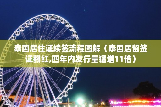 泰国居住证续签流程图解（泰国居留签证翻红,四年内发行量猛增11倍）  第1张