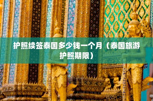 护照续签泰国多少钱一个月（泰国旅游护照期限）  第1张