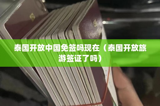 泰国开放中国免签吗现在（泰国开放旅游签证了吗）  第1张