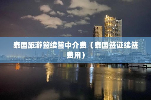 泰国旅游签续签中介费（泰国签证续签费用）  第1张