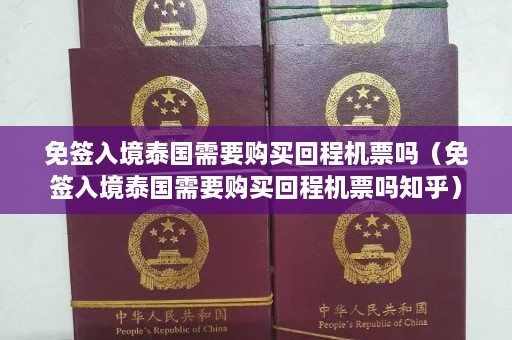 免签入境泰国需要购买回程机票吗（免签入境泰国需要购买回程机票吗知乎）  第1张