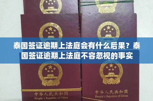 泰国签证逾期上法庭会有什么后果？泰国签证逾期上法庭不容忽视的事实  第1张