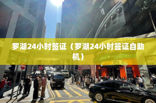 罗湖24小时签证（罗湖24小时签证自助机）  第1张