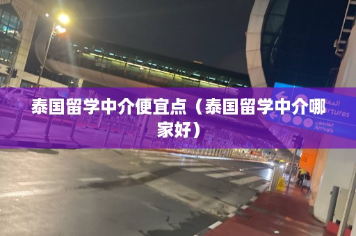 泰国留学中介便宜点（泰国留学中介哪家好）  第1张