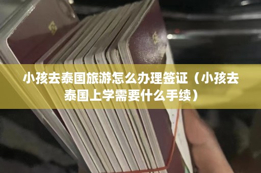 小孩去泰国旅游怎么办理签证（小孩去泰国上学需要什么手续）  第1张