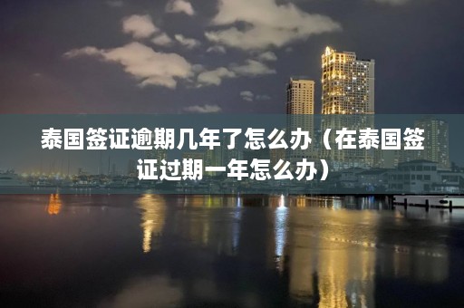 泰国签证逾期几年了怎么办（在泰国签证过期一年怎么办）  第1张