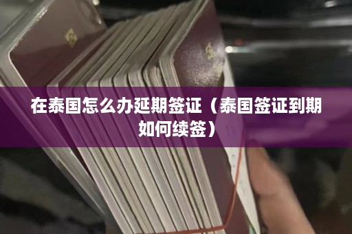 在泰国怎么办延期签证（泰国签证到期如何续签）  第1张