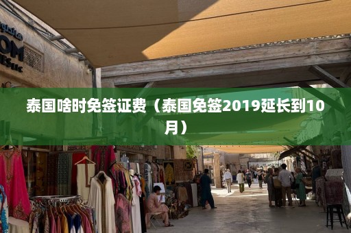 泰国啥时免签证费（泰国免签2019延长到10月）