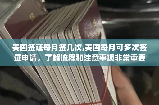 美国签证每月签几次,美国每月可多次签证申请，了解流程和注意事项非常重要  第1张