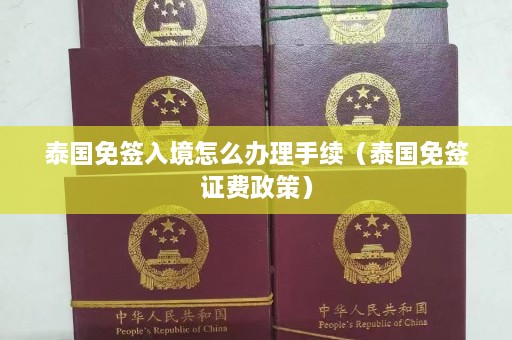 泰国免签入境怎么办理手续（泰国免签证费政策）  第1张