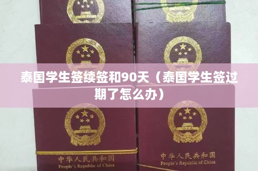 泰国学生签续签和90天（泰国学生签过期了怎么办）