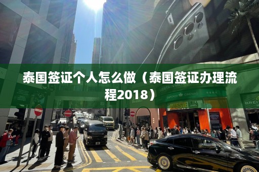 泰国签证个人怎么做（泰国签证办理流程2018）  第1张