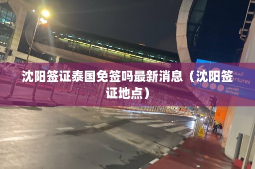 沈阳签证泰国免签吗最新消息（沈阳签证地点）  第1张