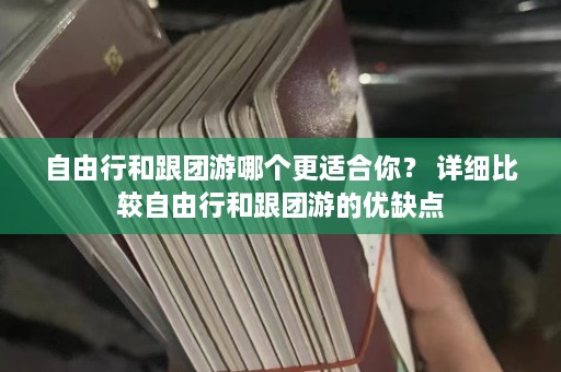 自由行和跟团游哪个更适合你？ 详细比较自由行和跟团游的优缺点  第1张