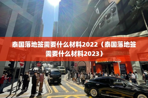 泰国落地签需要什么材料2022（泰国落地签需要什么材料2023）